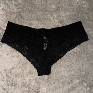 Victoria’s Secret black lacy panties